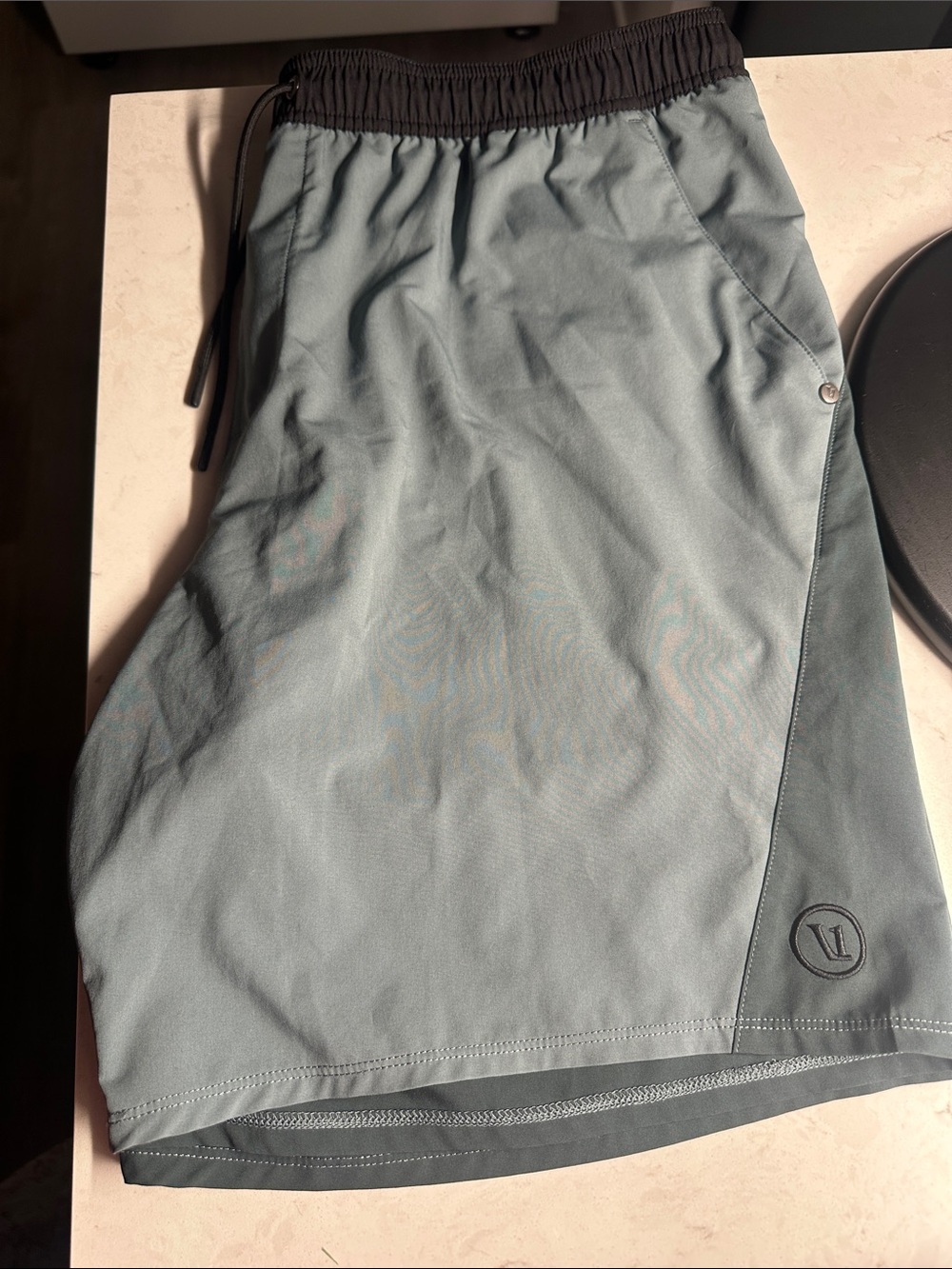 Vuori green shorts with Drawstring Waist
